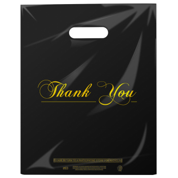 Low Density Plastic Thank You Bags- 12 x 15 - Box of 1000
