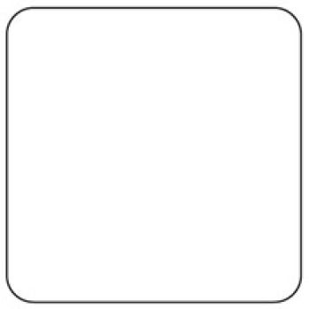 8.2 mhz Blank Square RF Security Labels pack of 2000