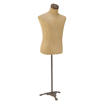Male Fabric Covered Body Dress Form