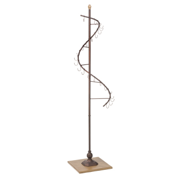 Bronze Rotating Spiral Floor Display Rack