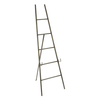 Industrial Ladder Floor Easel Display Rack - Black 