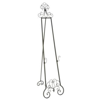 Scrolled Metal Floor Easel Display