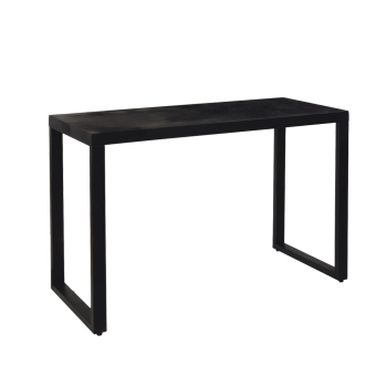 Small Modern Black Metal Display Table