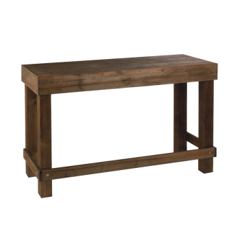 Small Rustic Wood Console Table