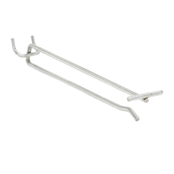 6 In T-Bar Scanning Hook For Slatwall And Wood Pegboard - Carton Of 100