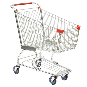Cart N Go Freight Saver Shopping Cart - 125 L Basket Capacity