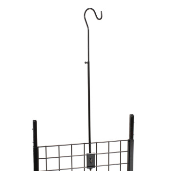 Hanging Hook for Grid Panels - Adjustable Height Shepherd's Hook