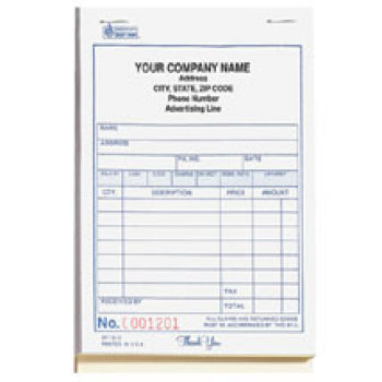 Custom Sales Books