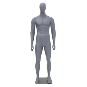 Full Male Pewter Matte Finish Mannequin