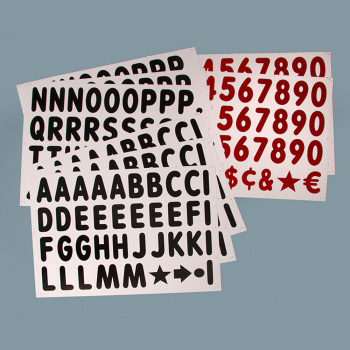4 in. Extra Letters for White Face Swinger Sidewalk Sign