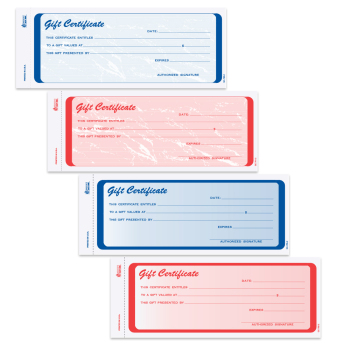 Custom Gift Certificates