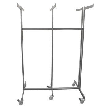 6-Way Gunmetal Rack w/ casters