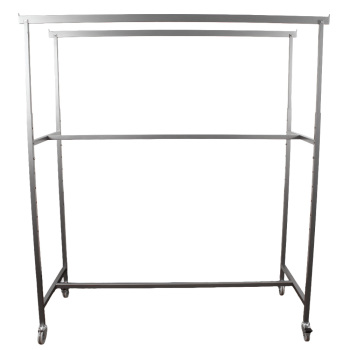 Double Bar Rack With Casters