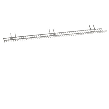 Chrome Front Fencing 24"W X 3"H For Shelving Box Of 10