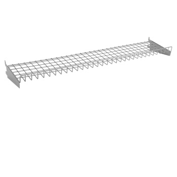 48"W X 10"D Gunmetal Wire Snack Shelf Box Of 2