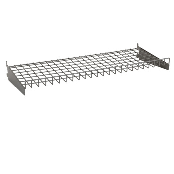 24"W X 12"D Gunmetal Wire Snack Shelf Box Of 2
