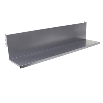  48 in. w x 10 in.d Gunmetal Trade Pan Shelf Box Of 2