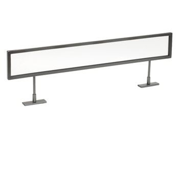 24W X 4H Gunmetal Sign To Go On Top Of Modular Fixture - Box Of 2