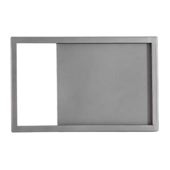 11 in. w x 7 in. h Gunmetal Sign Holder for Hangrail - Carton of 5