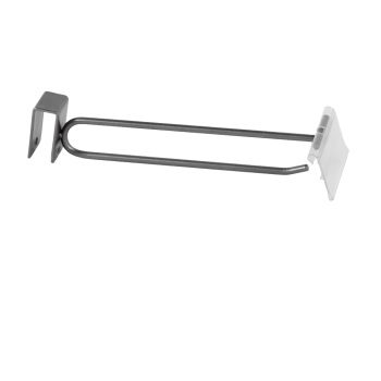 6" Gunmetal Hangrail Scanning Hook With Reader Tab 20 Per Box