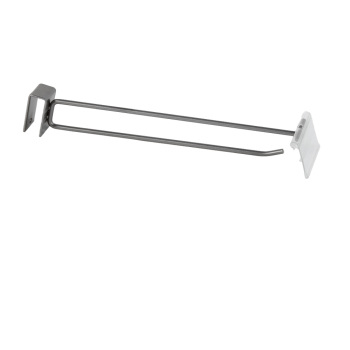8" Gunmetal Hangrail Scanning Hook With Reader Tab 20 Per Box