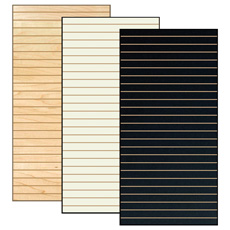 Melamine Vertical Slatwall Panels