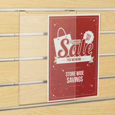 Slatwall Sign Holders