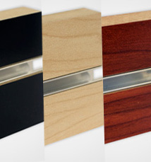 Standard Slatwall Panels With Metal Inserts