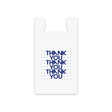 Plastic Thank You Bags