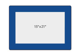 Black Counter Mat 15X21