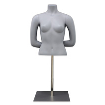 Female Countertop Shirt Form On Stand