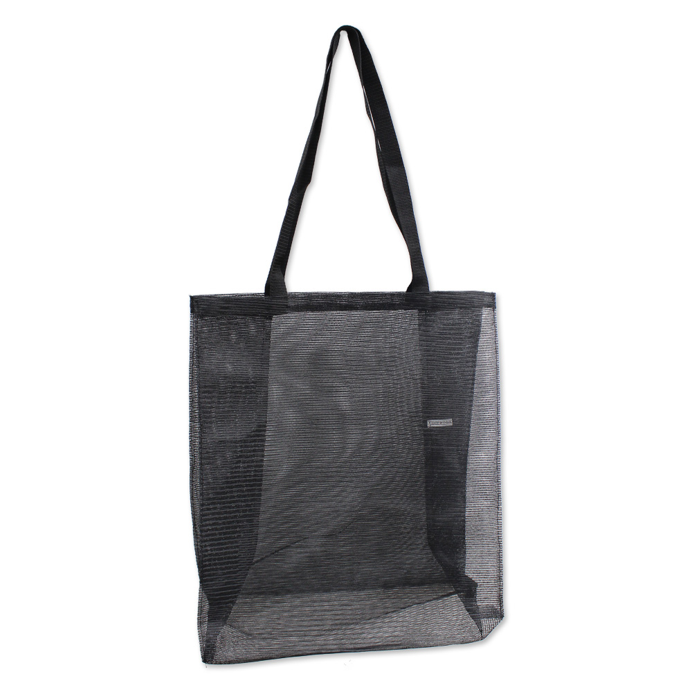 Black Mesh Shopping Bags 19"W X 17"D X 8"H