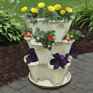 Product Image of Stackable Planter (3 planters with tray)
