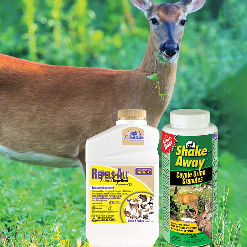 Product Image of Shake-Away Deer 28.5oz & Repels 32oz concentrate