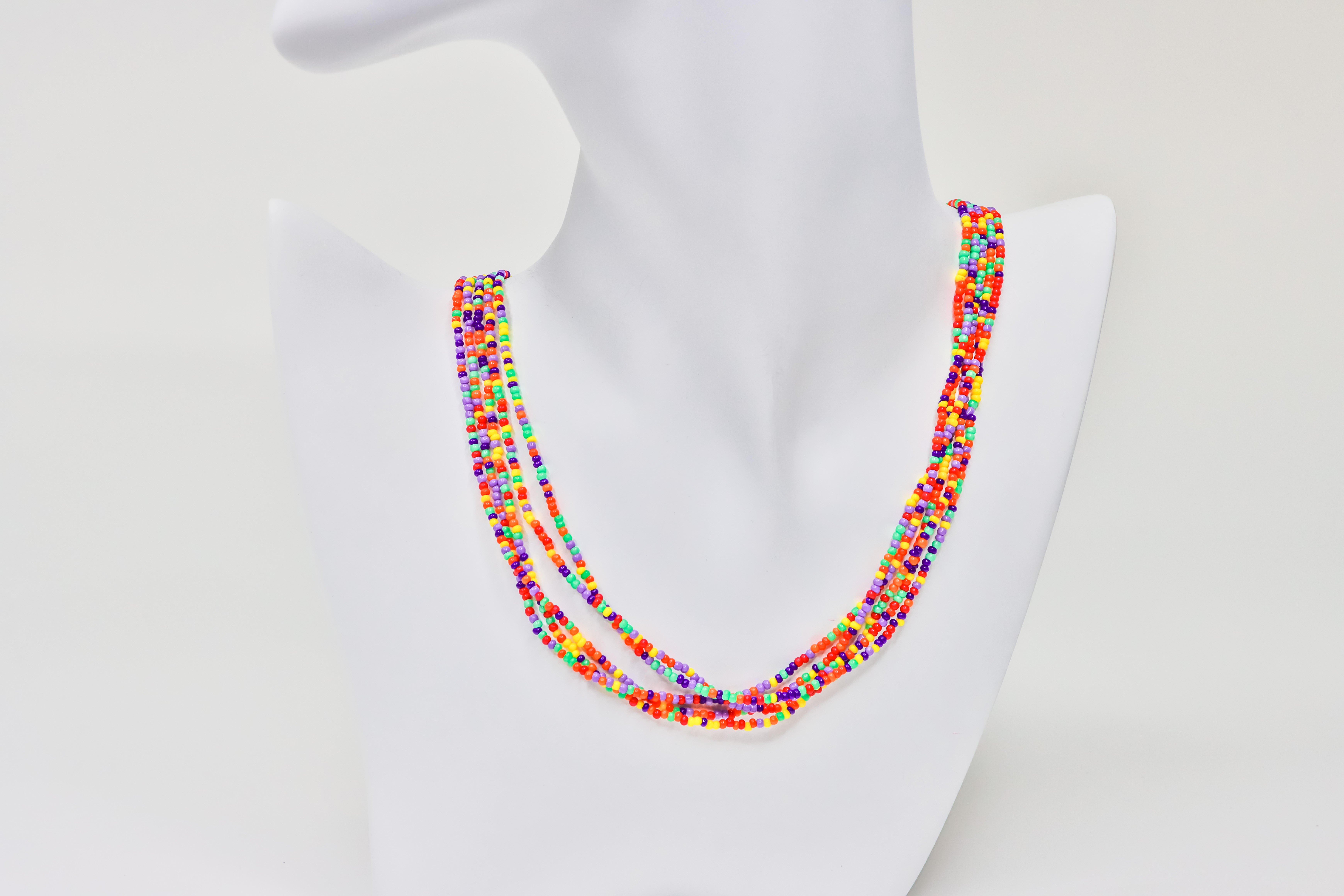 Necklace - Mustard Beads