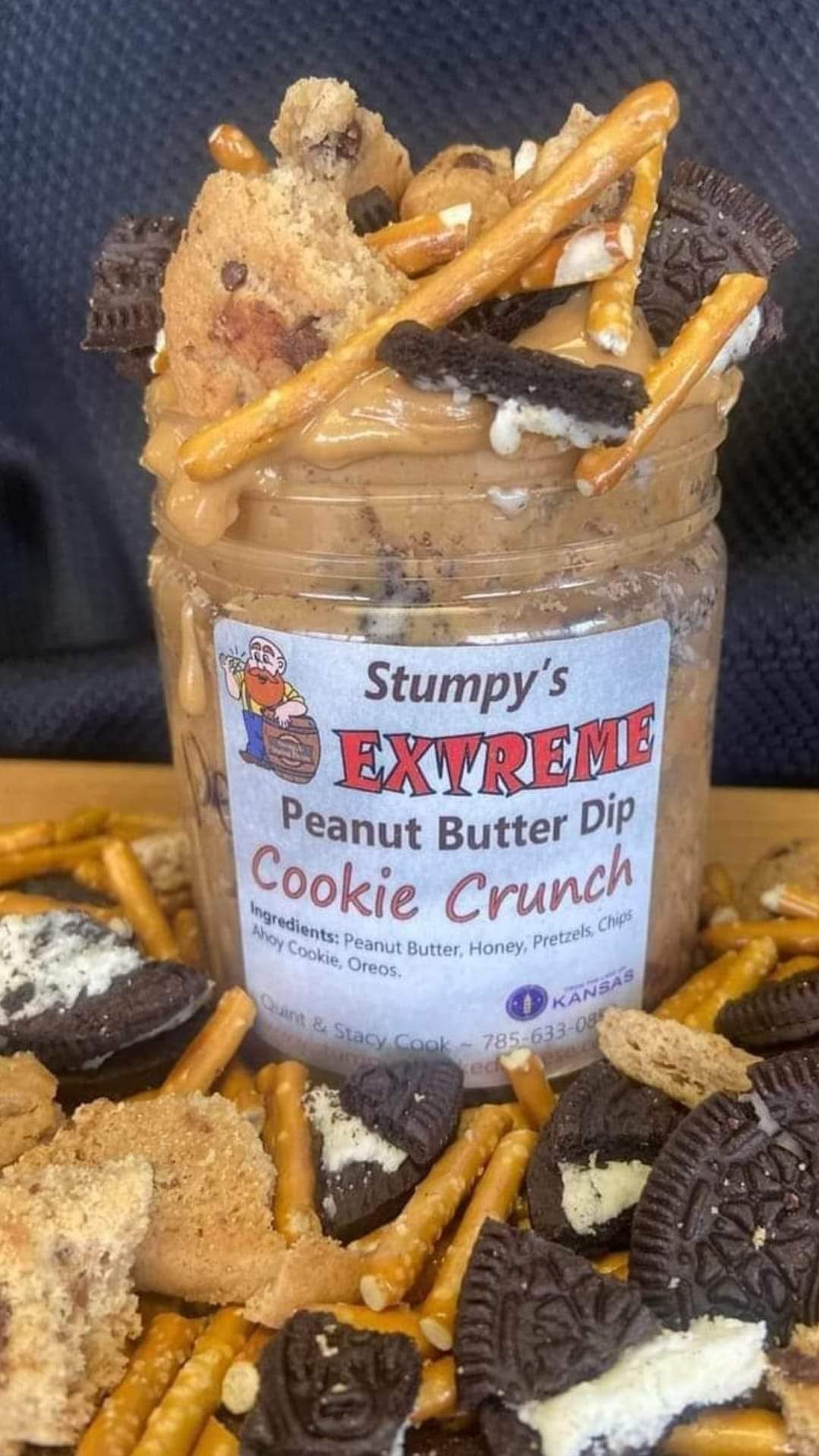 Cookie Crunch Extreme Peanut Butter Dip (8oz)