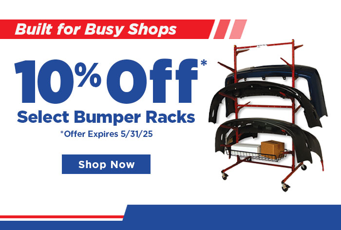 10% Off Select Bumper Racks
