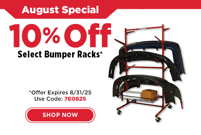 10% Off Select Bumper Racks
