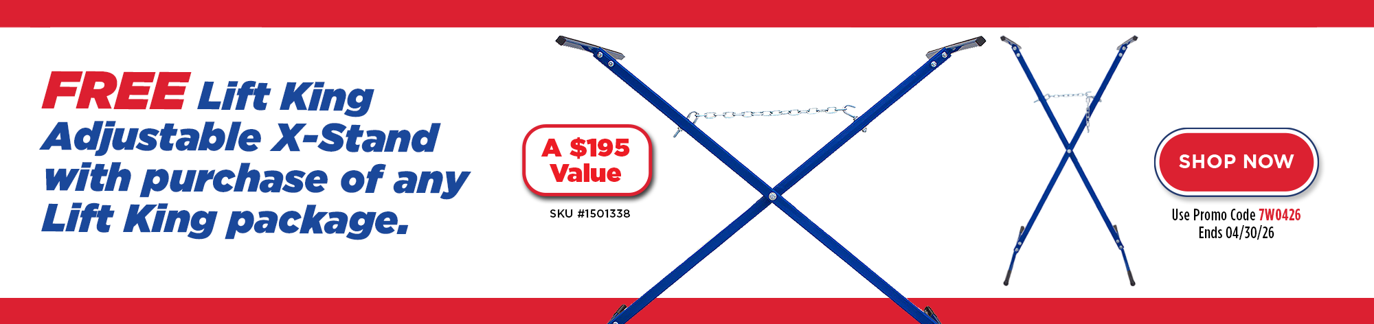 FREE Lift King Adjustable Stand