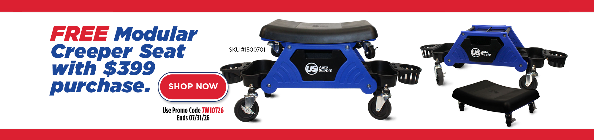 FREE Modular Creepr Seat with $399 purchase!