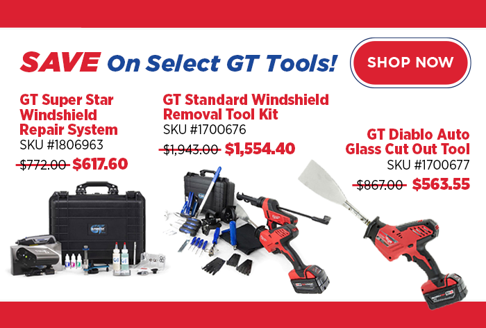 Special Pricing on Select GT Tools