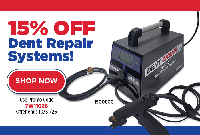 15% OFF CHAMP Dent Repair Systems