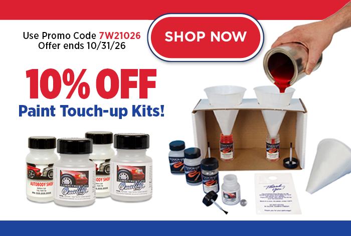 10% OFF Paint Touch Up Kits