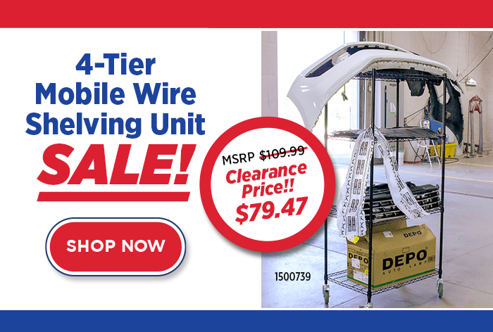 Sale on CHAMP 4-Tier Shelving Unit