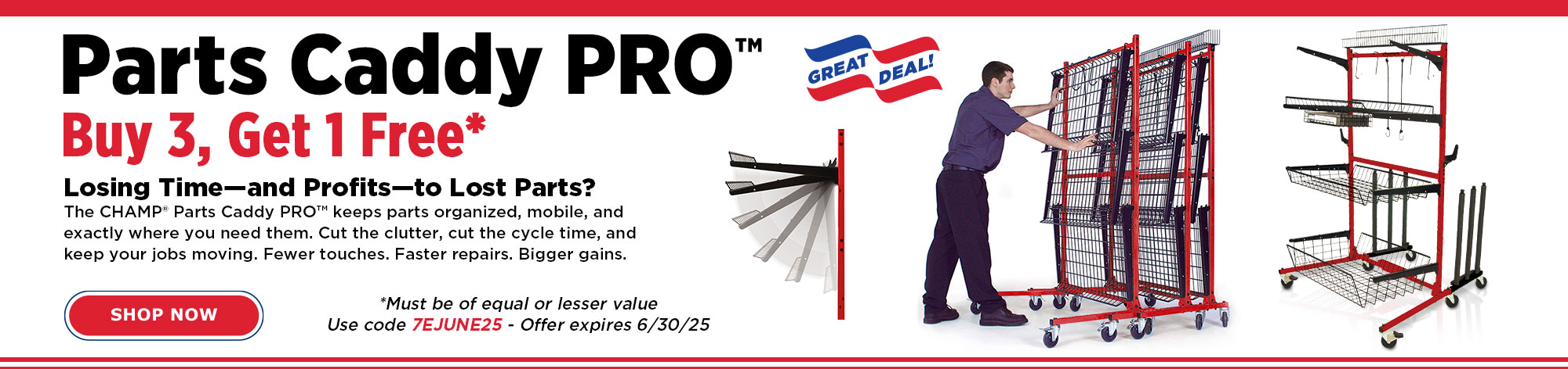 Parts Caddy Pro - Buy 3, Get 1 Free