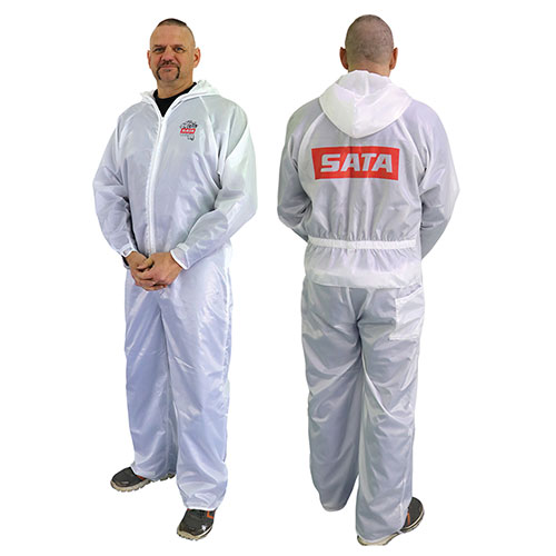 SATA White Automotive Paint Suit