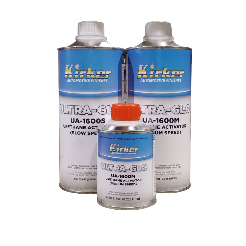 Kirker Ultra-Glo Single-Stage Paint Kit – Arctic Blast Pearl UA-81044 With Medium Activator – 0.75 Gal Acrylic Enamel