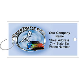 Personalized Full-Color Key Tags - Excellence