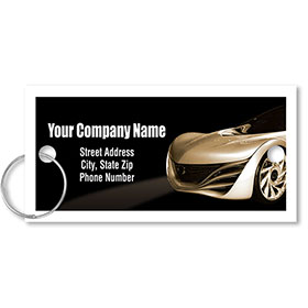 Personalized Full-Color Key Tags - Thank You for Your Business