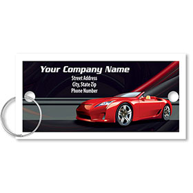 Personalized Full-Color Key Tags - Gleaming Ride